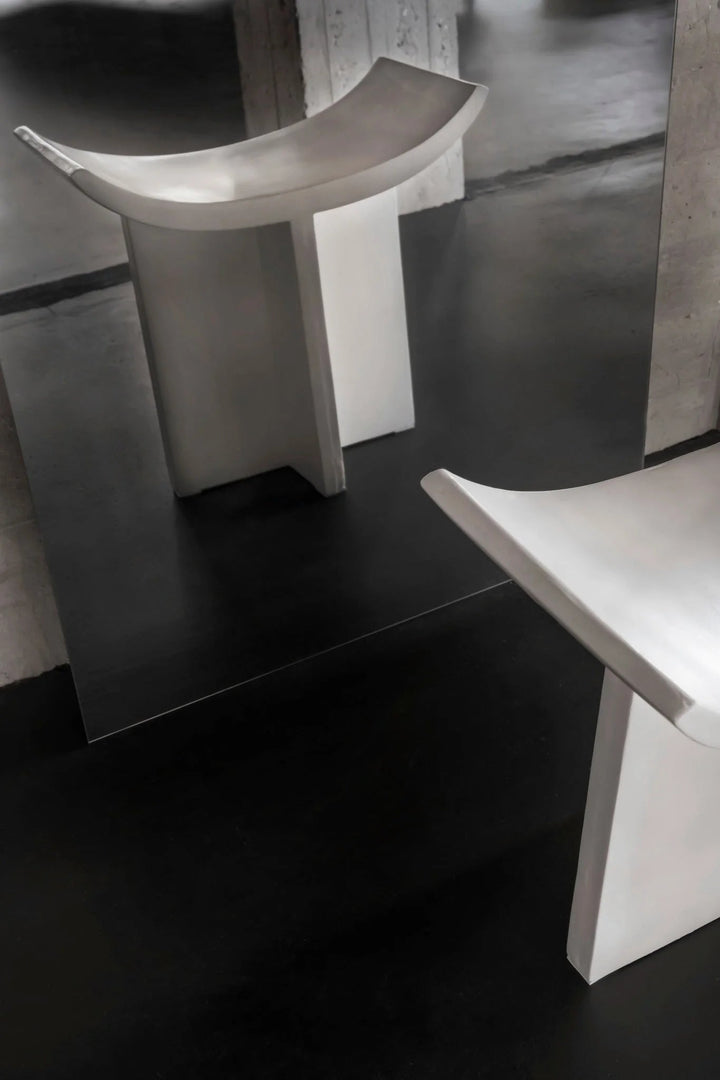 Brutus Stool - 101 Copenhagen Stools + Benches + Ottomans - Bone White - HORNE