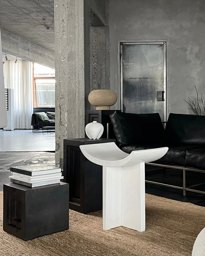 Brutus Stool - 101 Copenhagen Stools + Benches + Ottomans - Bone White - HORNE