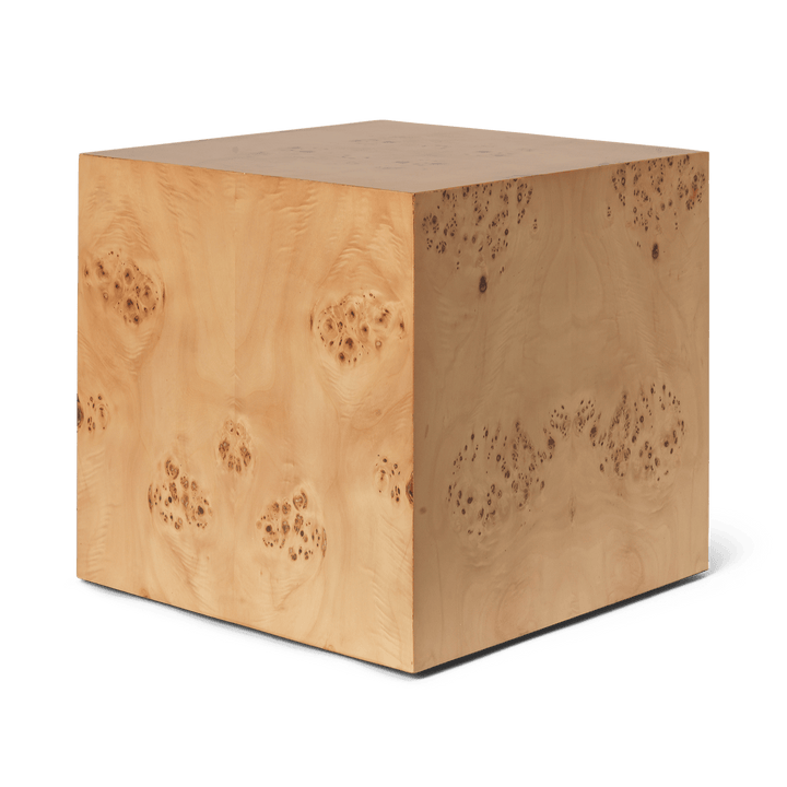 Burl Cube Side Table - Ferm Living Tables + Desks - HORNE