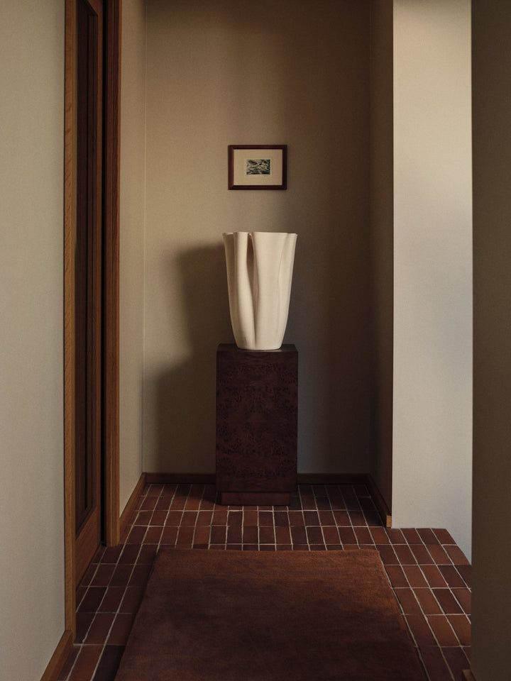 Burl Side Table styled in a contemporary interior - Ferm Living