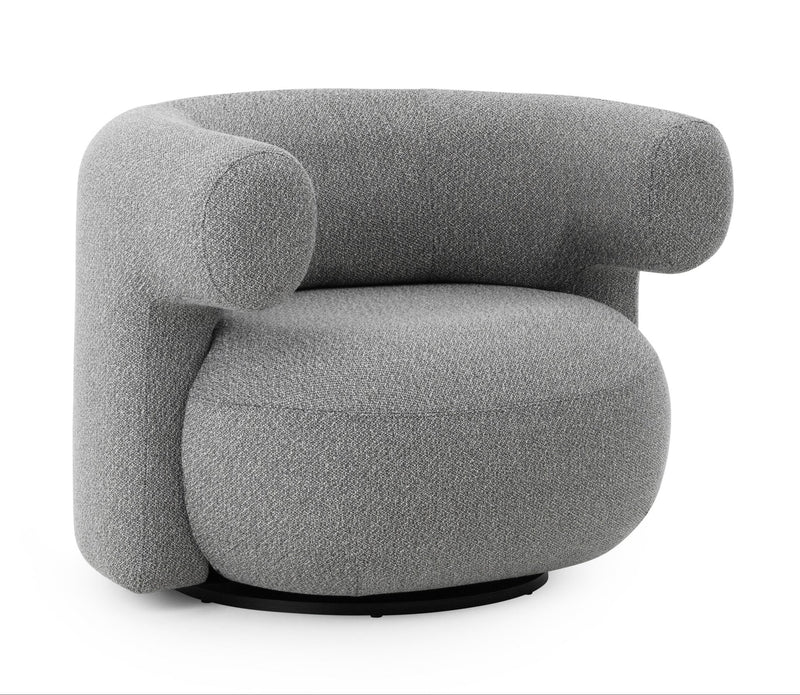 Burra Outdoor Lounge Chair W. Return - Normann Copenhagen Chairs - Sunbrella Natte - HORNE