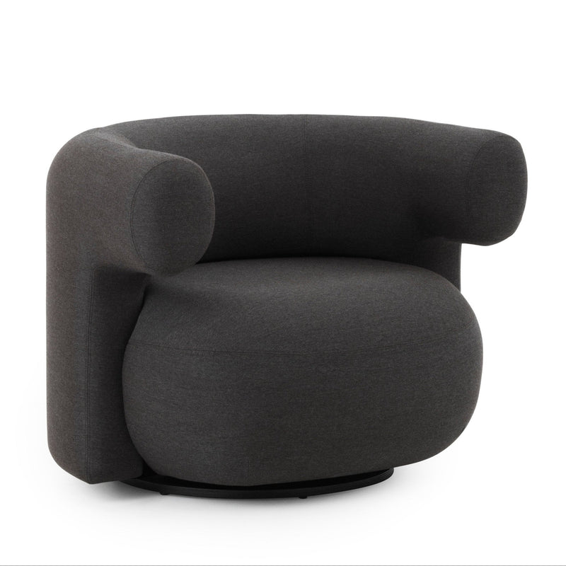 Burra Outdoor Lounge Chair W. Return - Normann Copenhagen Chairs - Sunbrella Natte - HORNE