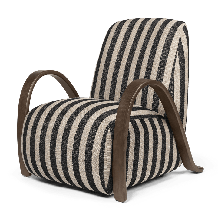 Buur Lounge Chair - Ferm Living Chairs - Louisiana - Sand/Black - HORNE