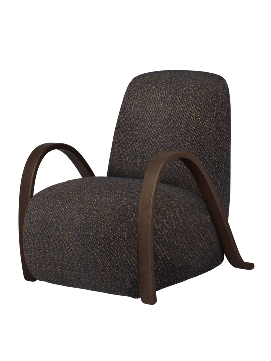 Buur Lounge Chair Vanir CAL117 - 393 Black/Honey - Ferm Living