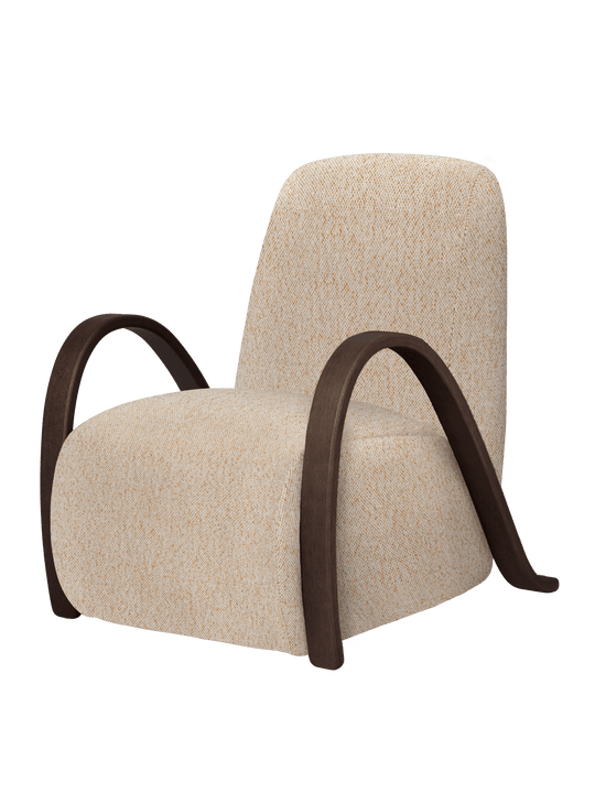 Buur Lounge Chair Vanir CAL117 - 413 Off-White/Honey - Ferm Living