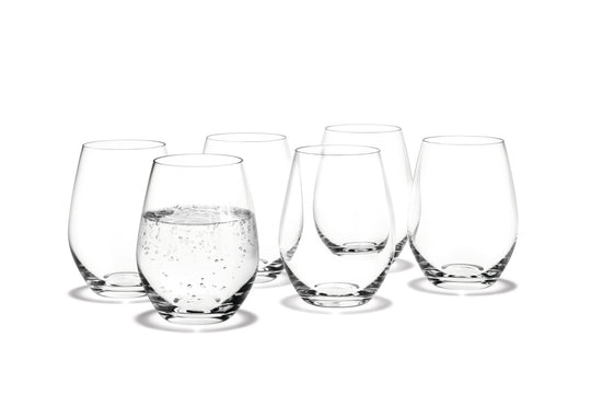 Cabernet Water Glass - Set of 6 - Holmegaard Beer + Cocktail Glasses - HORNE