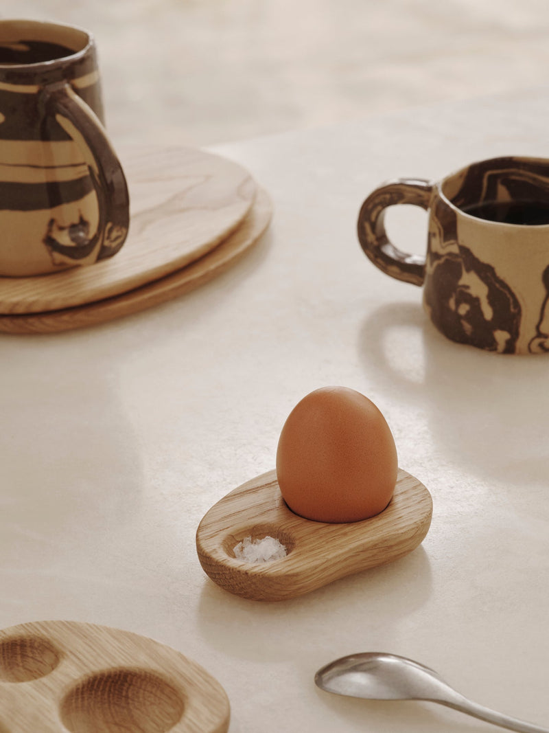 Cairn Egg Holder - Set of 2 - Ferm Living - Serveware - Ash - HORNE