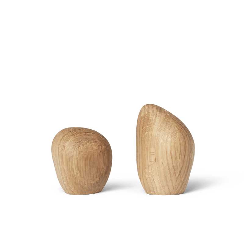 Cairn Salt and Pepper Shakers - Set of 2 - Ferm Living - Kitchen Tools - Ash - HORNE