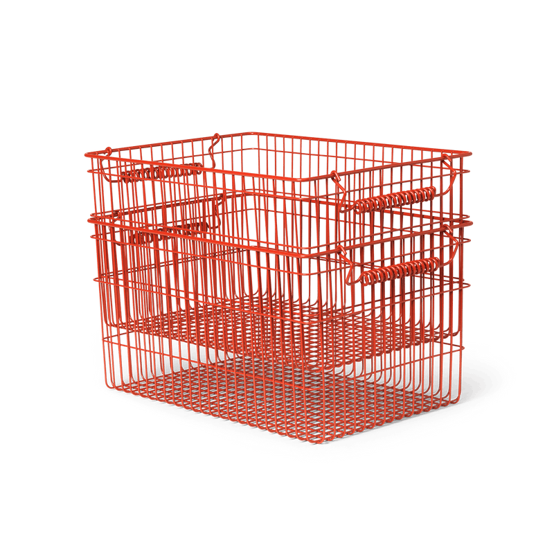 Ferm Living Cala Baskets - Set of 2 - Ferm Living - Bath - Cashmere - HORNE