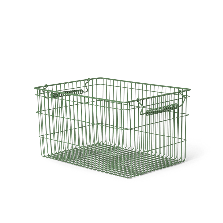 Ferm Living Cala Baskets - Set of 2 - Ferm Living - Bath - Verdant Green - HORNE