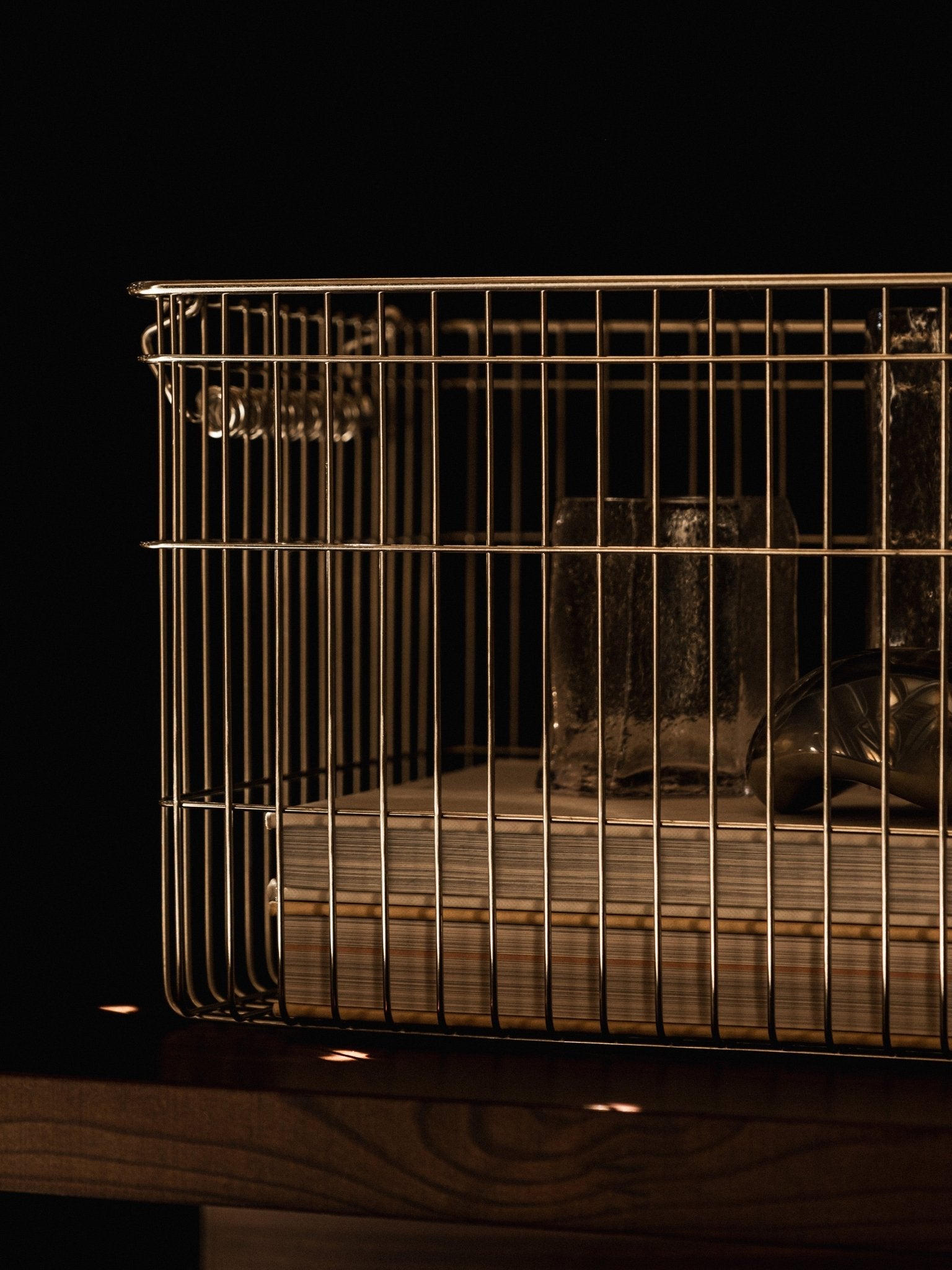 Cala Stackable Baskets - Set of 2 - Stainless Steel - Ferm Living