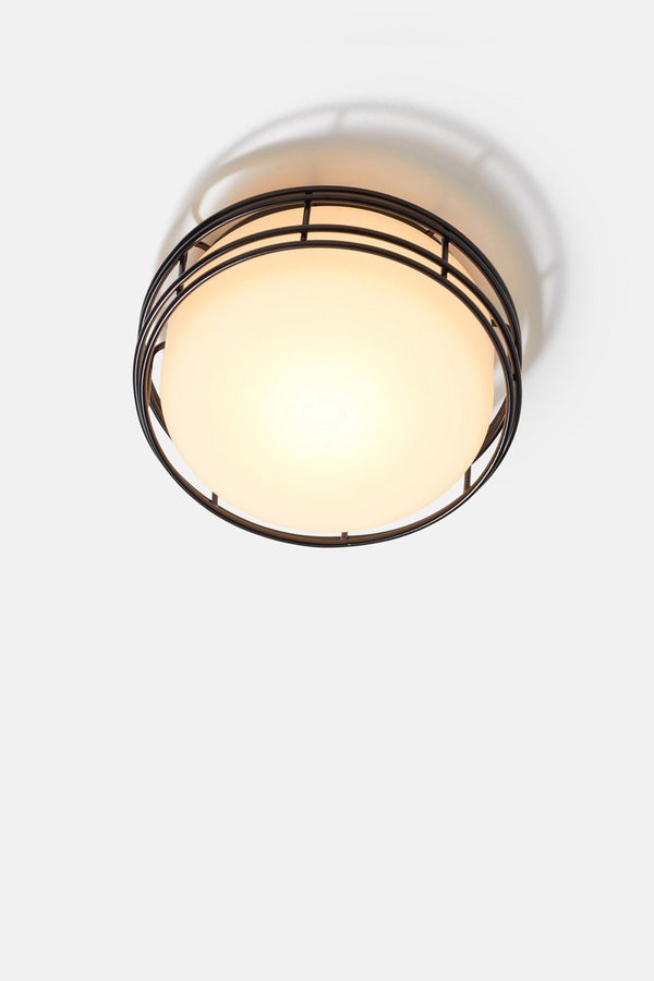 Cape Flush Mount - RBW Lighting - Jet Black - Medium - 2700K (warm white) - HORNE