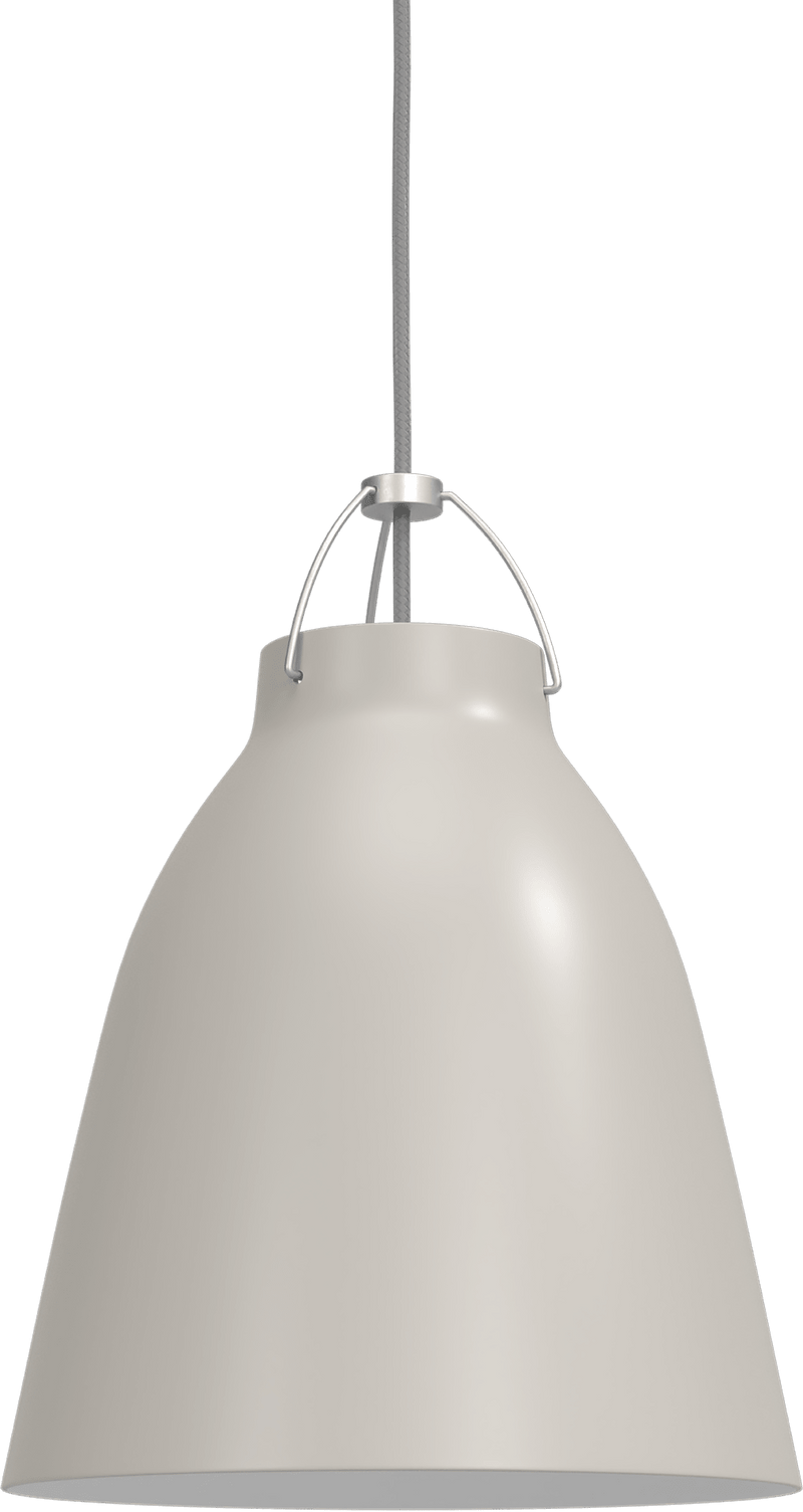 Caravaggio Matt Pendant - Fritz Hansen Pendants - Small - Warm grey - HORNE