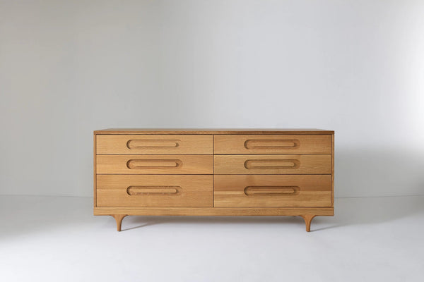 Caravan Double Dresser - Kalon Studios Dressers - White Oak - HORNE