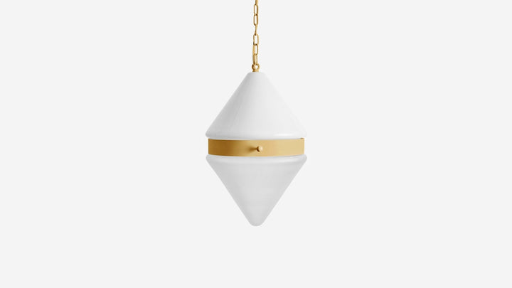 Cardinal Pendant Large - Workstead - Ceiling Lights - Straw - 24" OAH - HORNE