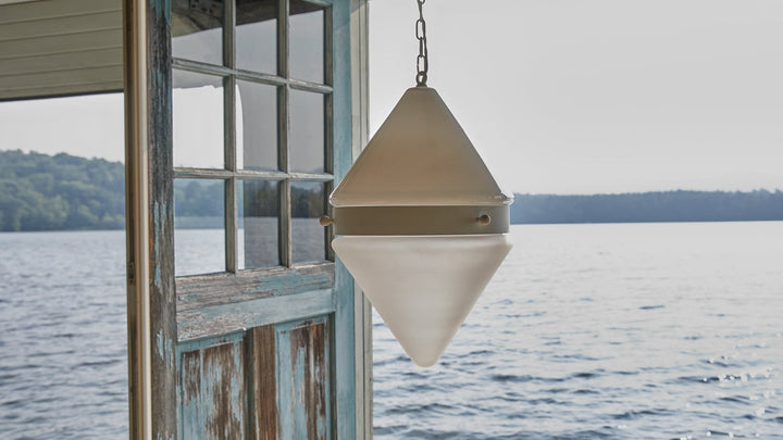 Cardinal Pendant Large - Workstead - Ceiling Lights - Matte White Enamel - 24" OAH - HORNE