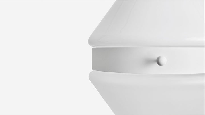 Cardinal Pendant Large - Workstead - Ceiling Lights - Matte White Enamel - 24" OAH - HORNE