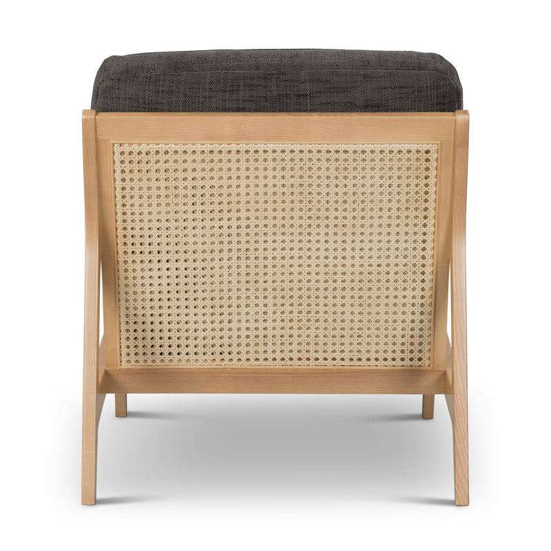 Carmelo Upholstered Accent Chair - Urbia Sofas - Oak - Black - HORNE