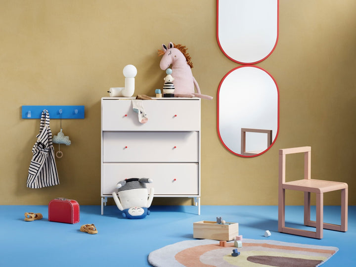 Carry Dresser - With Legs - Montana - Dressers - Vanilla - Matte Chrome - HORNE