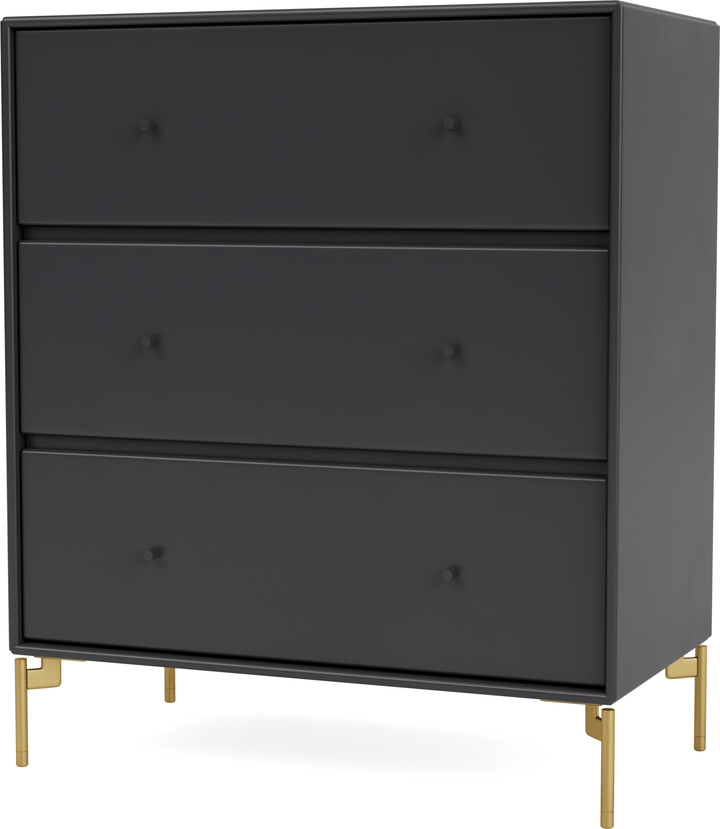 Carry Dresser - With Legs - Montana - Dressers - Anthracite - Brass - HORNE