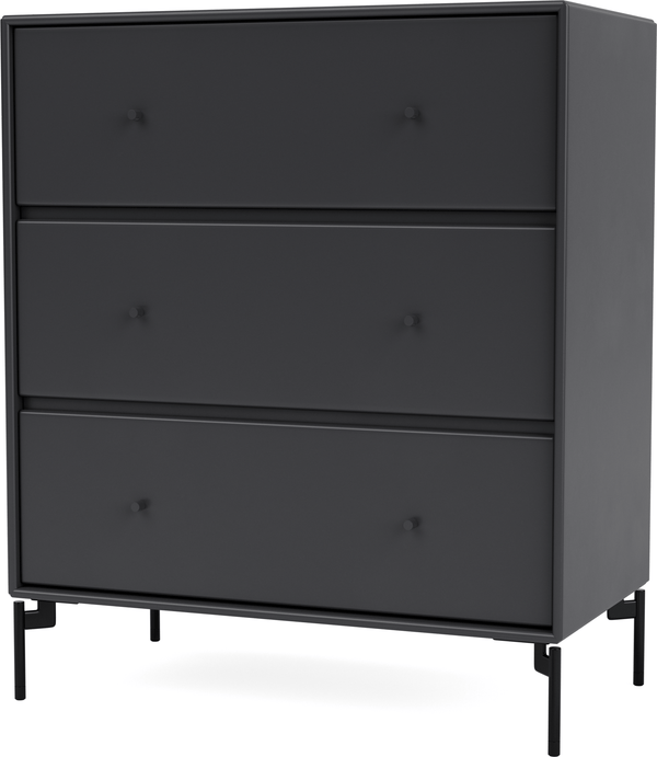 Carry Dresser - With Legs - Montana - Dressers - Anthracite - Black - HORNE