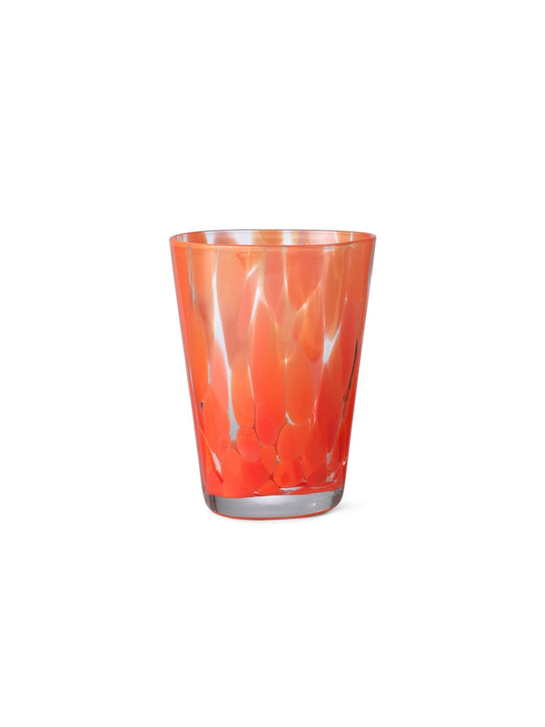 Casca Glass - Ferm Living Glassware - Poppy Red - HORNE