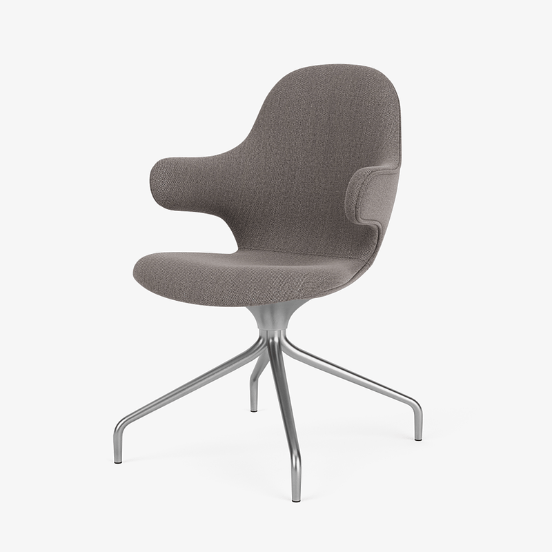 Catch Armchair - 4 - Star Swivel Base - &Tradition Chairs - Remix 0123 - Polished Aluminum - HORNE