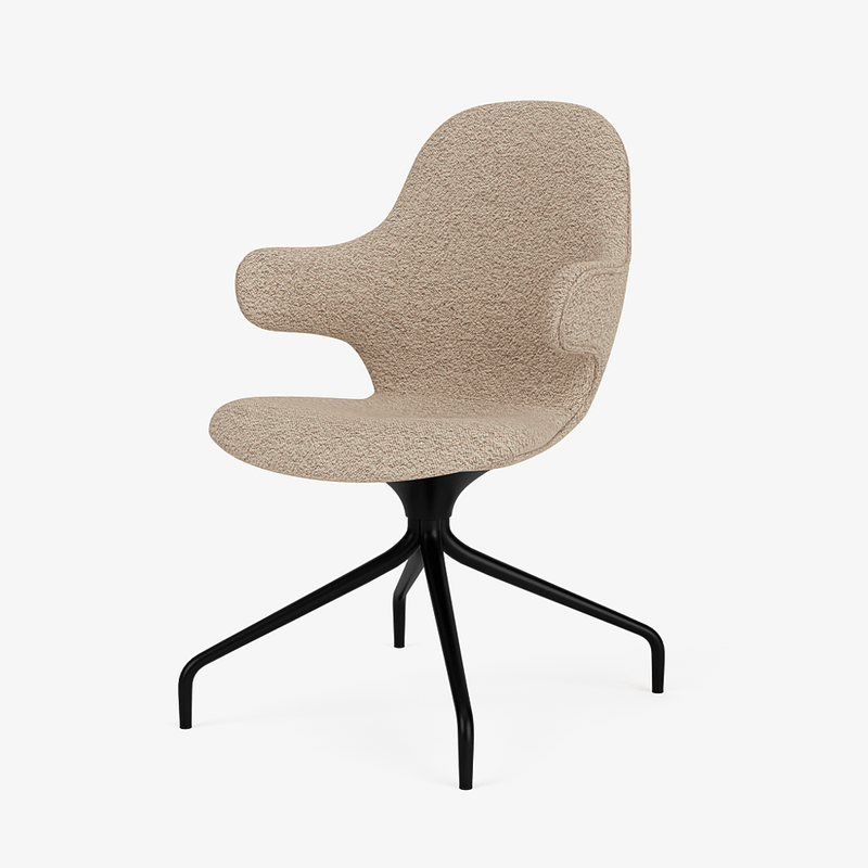 Catch Armchair - 4 - Star Swivel Base - &Tradition Chairs - Remix 0123 - Polished Aluminum - HORNE