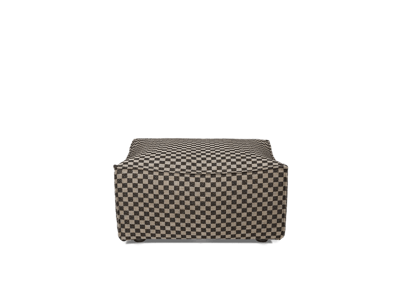 Catena Pouf Rectangular - S501 - Ferm Living Stools + Benches + Ottomans - Loose Drape - Natural - HORNE