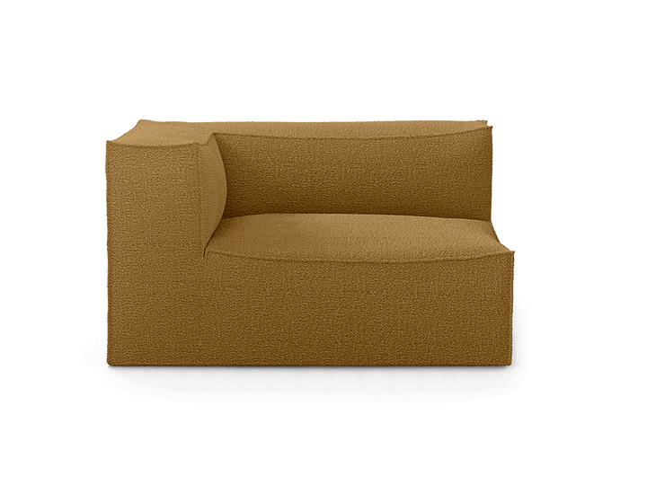 Catena Sofa Armrest Left - L400 - Ferm Living Sofas - Wool Bouclé - Sugar Kelp - HORNE