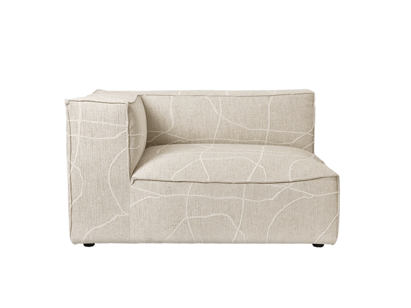 Catena Sofa Armrest Left - L400 - Ferm Living Sofas - Cotton Linen - Natural - HORNE