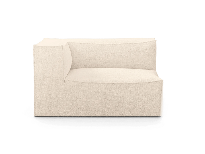 Catena Sofa Armrest Left - L400 - Ferm Living Sofas - Wool Bouclé - Off - White - HORNE