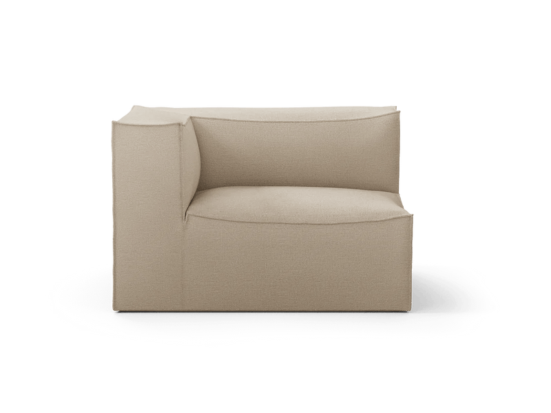 Catena Sofa Armrest Left - S400 - Ferm Living Sofas - Rich Linen - Natural - HORNE