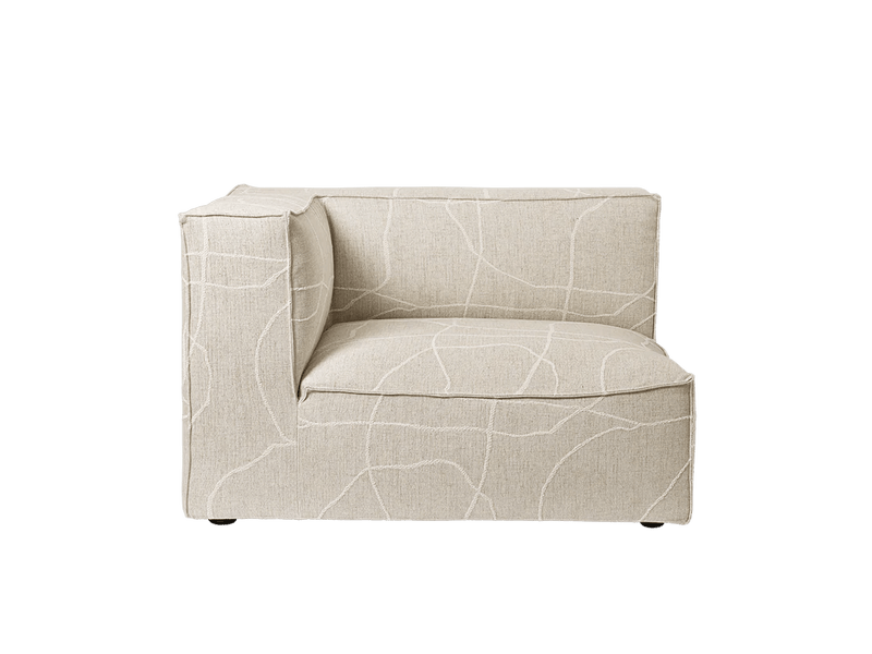 Catena Sofa Armrest Left - S400 - Ferm Living Sofas - Rich Linen - Natural - HORNE