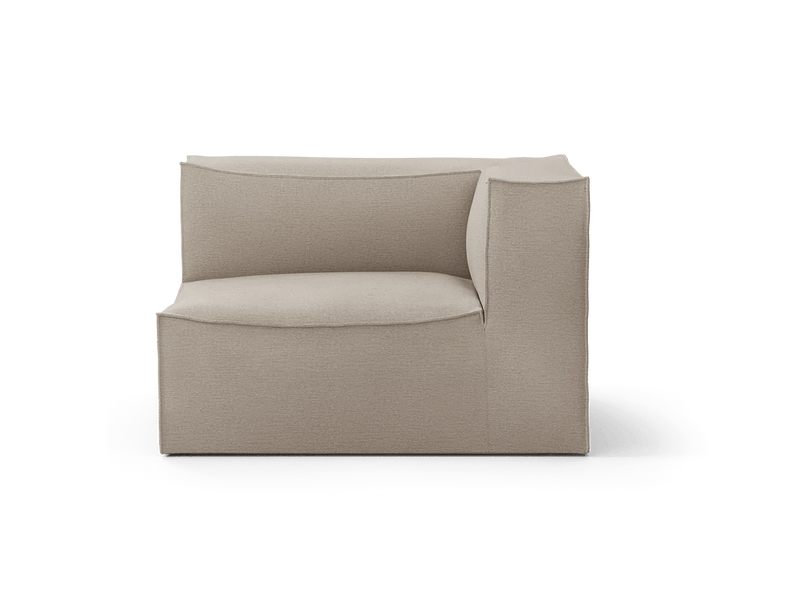 Catena Sofa Armrest Right - S401 - Ferm Living Sofas - Rich Linen - Natural - HORNE