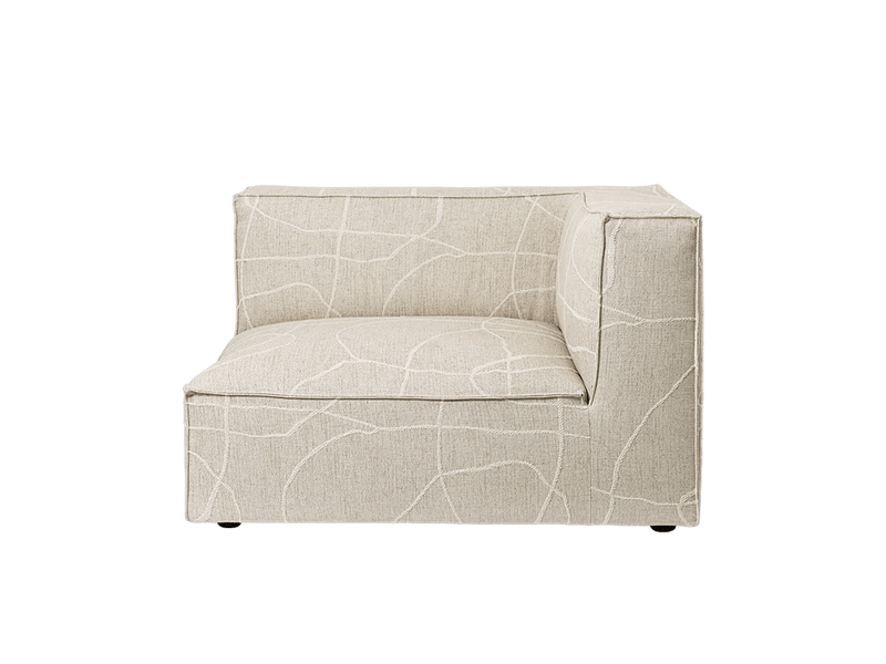 Catena Sofa Armrest Right - S401 - Ferm Living Sofas - Rich Linen - Natural - HORNE