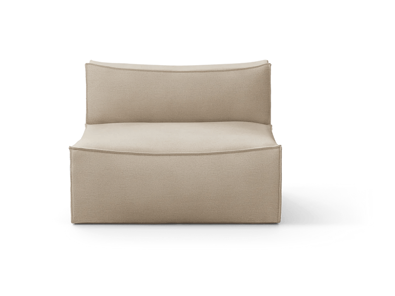 Catena Sofa Center - L100 - Ferm Living Sofas - Cotton Linen - Natural - HORNE