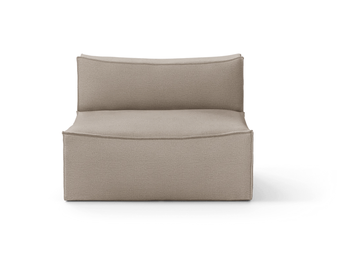 Catena Sofa Center - L100 - Ferm Living Sofas - Cotton Linen - Natural - HORNE