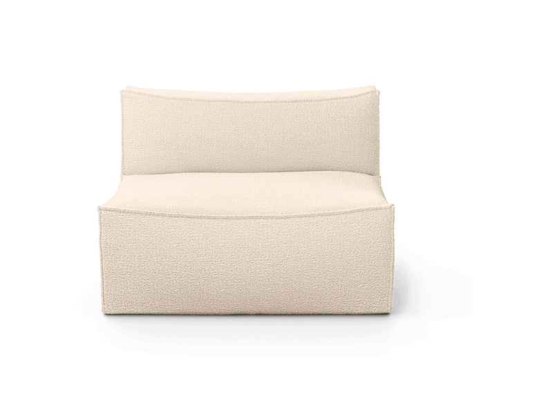 Catena Sofa Center - L100 - Ferm Living Sofas - Cotton Linen - Natural - HORNE