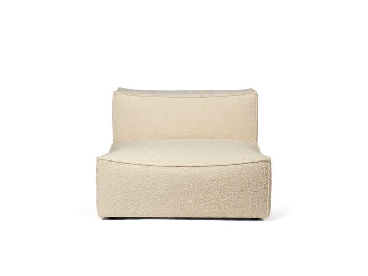 Catena Sofa Center - L100 - Ferm Living Sofas - Nordic Bouclé - Off - White - HORNE