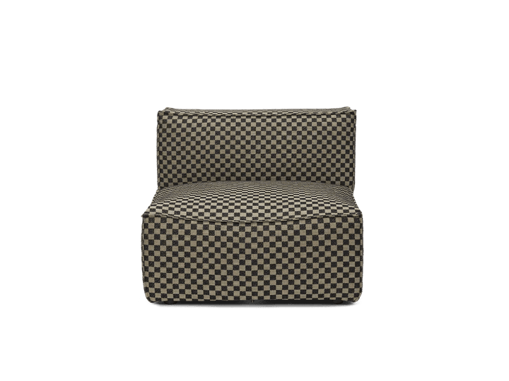 Catena Sofa Center - S100 - Ferm Living Sofas - Check - Sand/Black - HORNE