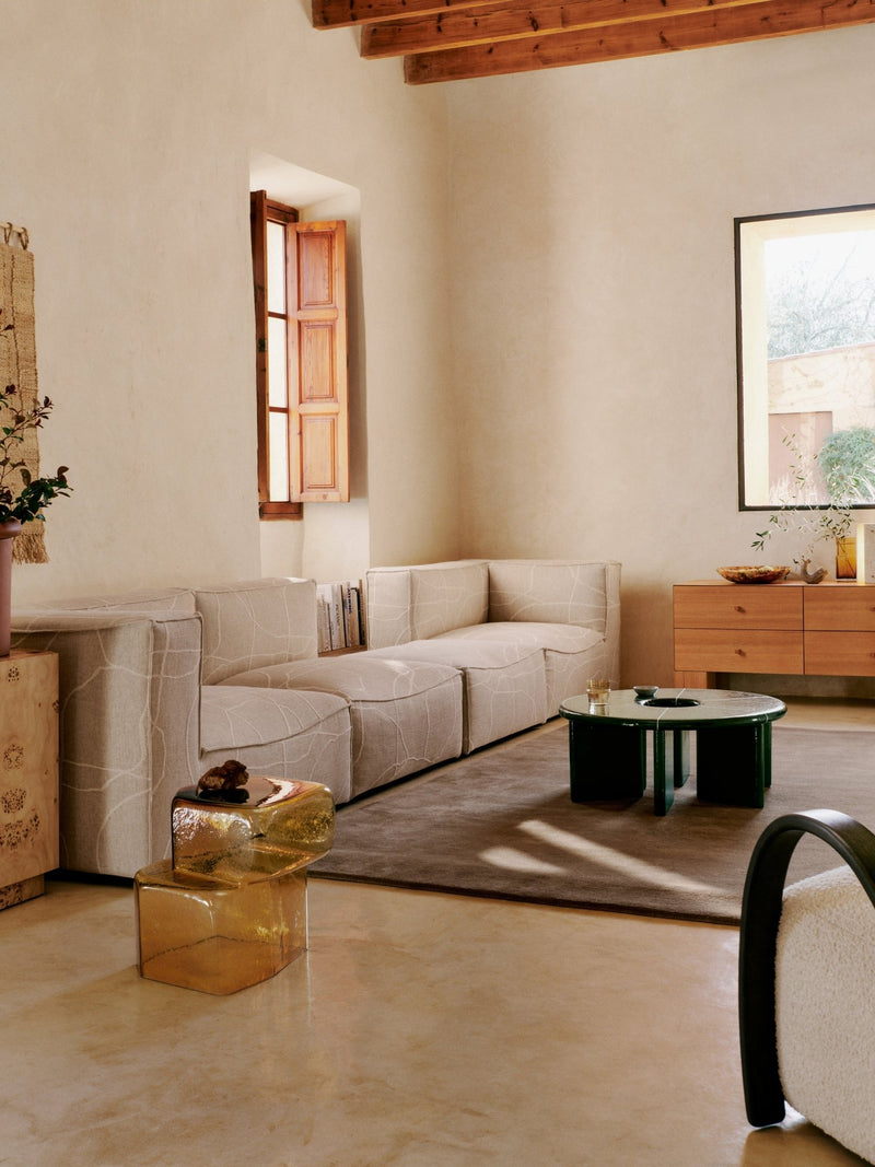 Catena Sofa Connect Corner - S200 - Ferm Living Sofas - Wool Bouclé - Sugar Kelp - HORNE