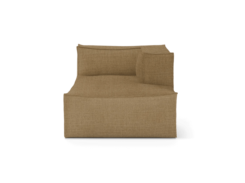 Catena Sofa Chaise Longue Right - S601 - Ferm Living Sofas - Cotton Linen - Natural - HORNE