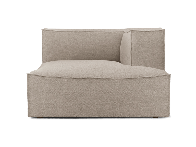 Catena Sofa Chaise Longue Right - S601 - Ferm Living Sofas - Cotton Linen - Natural - HORNE