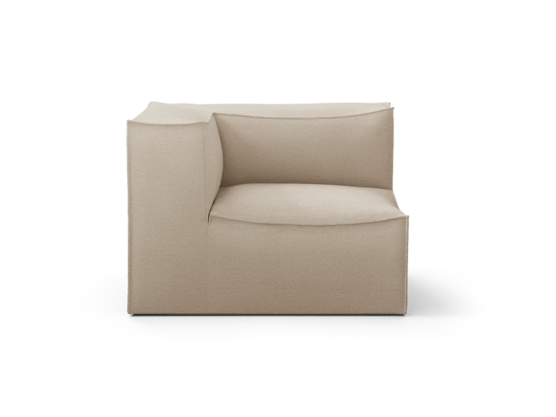 Catena Sofa Connect Corner - S200 - Ferm Living Sofas - Wool Bouclé - Sugar Kelp - HORNE