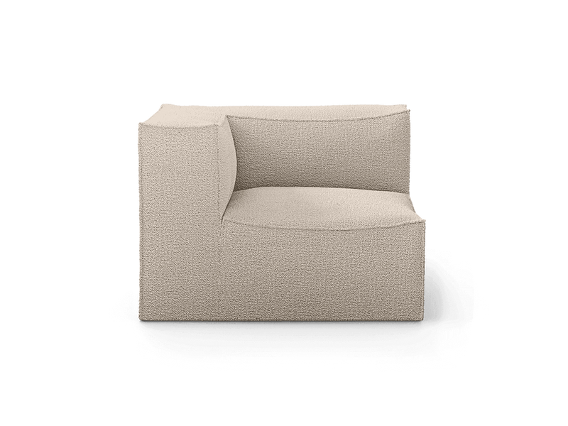 Catena Sofa Connect Corner - S200 - Ferm Living Sofas - Wool Bouclé - Sugar Kelp - HORNE