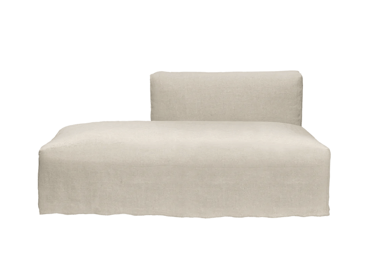 Catena Sofa Open End Left - L300 - Ferm Living Sofas - Loose Drape - Natural - HORNE