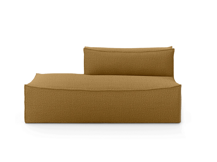 Catena Sofa Open End Left - L300 - Ferm Living Sofas - Wool Bouclé - Sugar Kelp - HORNE