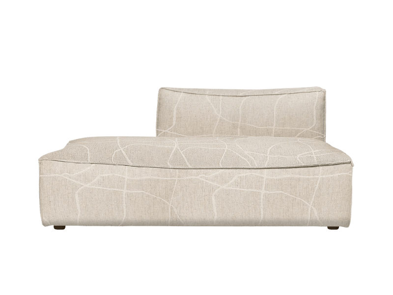 Catena Sofa Open End Left - L300 - Ferm Living Sofas - Cotton Linen - Natural - HORNE