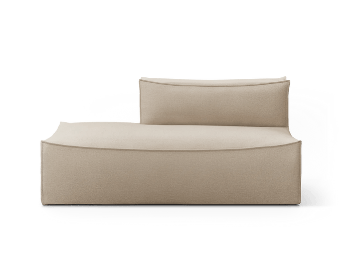 Catena Sofa Open End Left - L300 - Ferm Living Sofas - Rich Linen - Natural - HORNE